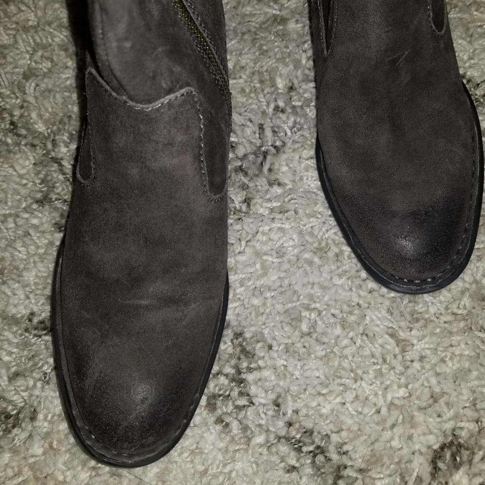 BNWT BORN BASIL Riding Boots charcoal grey